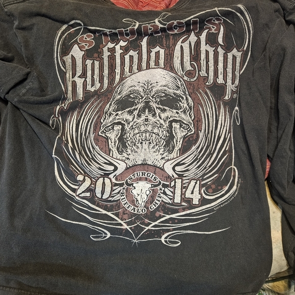 Mens Long Sleeve Buffalo Chip Saloon Shirt - Picture 6 of 11